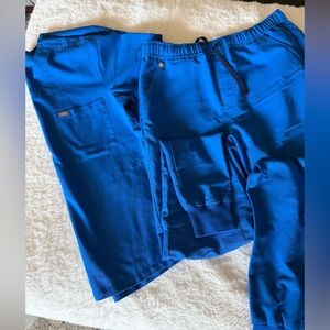 FIGS Royal Blue Medical Scrub Set